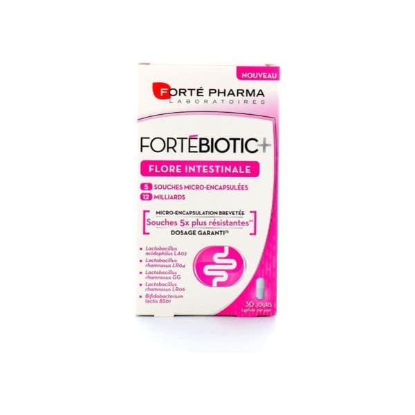 Forté Pharma Fortébiotic + Flora Intestinal 30 Cápsulas