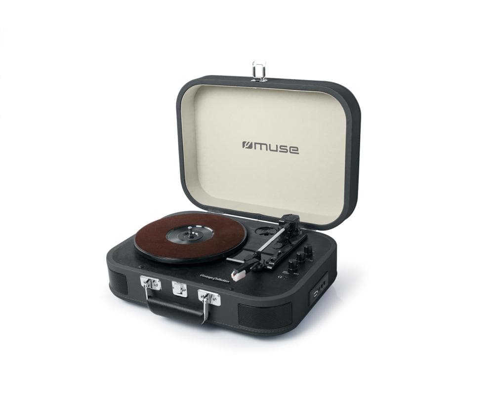 Gira-Discos Muse Bluetooth MT-201 Gris