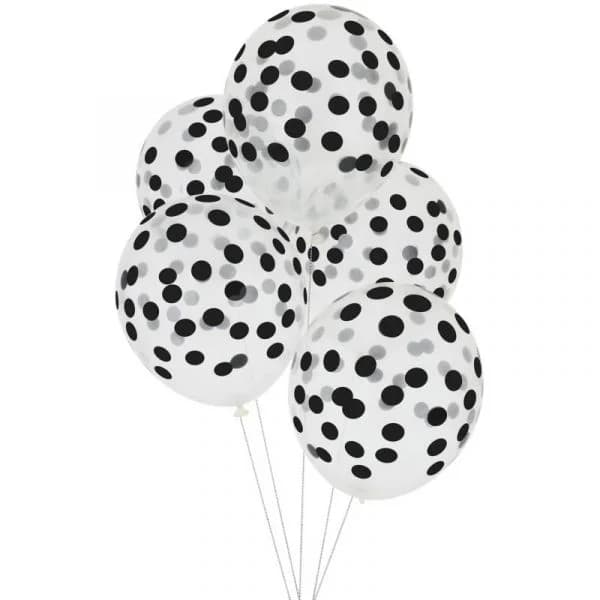 My Little Day Pack 5 Balões Confetti Preto - 440000019