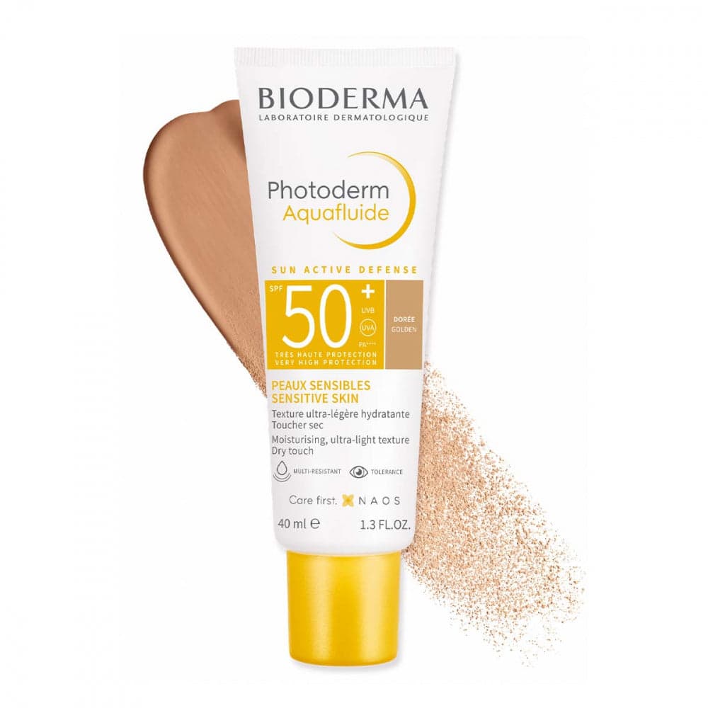 BIODERMA PHOTODERM AQUAFLUIDE SPF50+ DOURADO | WOWFARMA