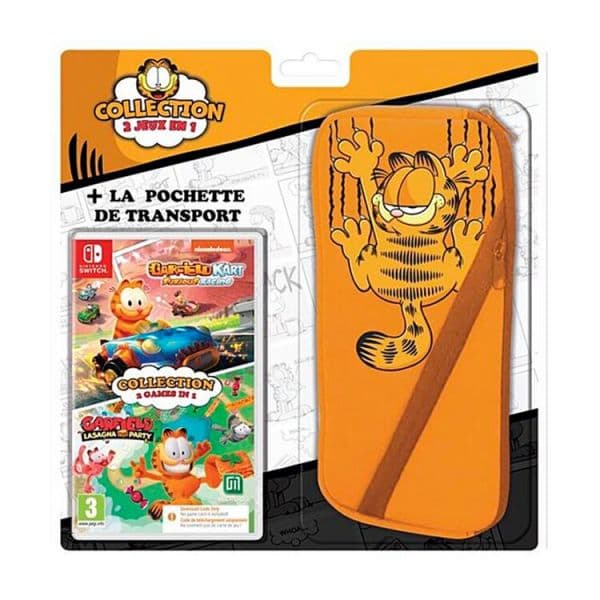 MICROIDS BOLSA SWITCH GARFIELD + 2 JOGOS