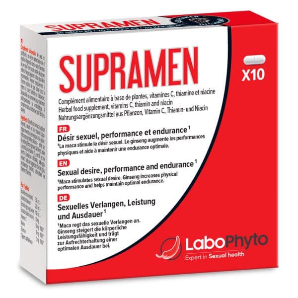Labophyto Supramen 10 Capsulas 4 En 1 Potencia Sexual D-229409