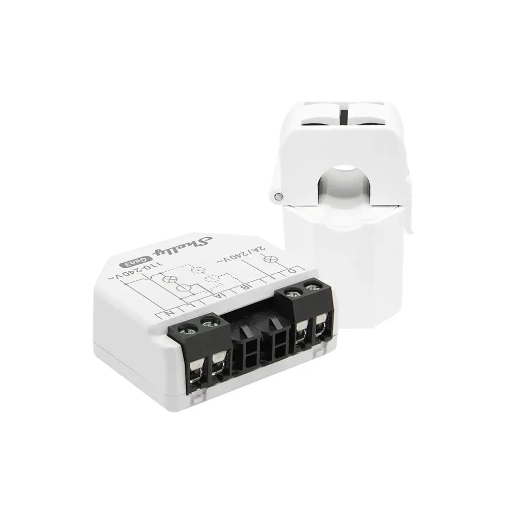 Shelly EM Gen3 - Módulo medidor de consumo duplo WiFi/BT + Núcleo de 50A