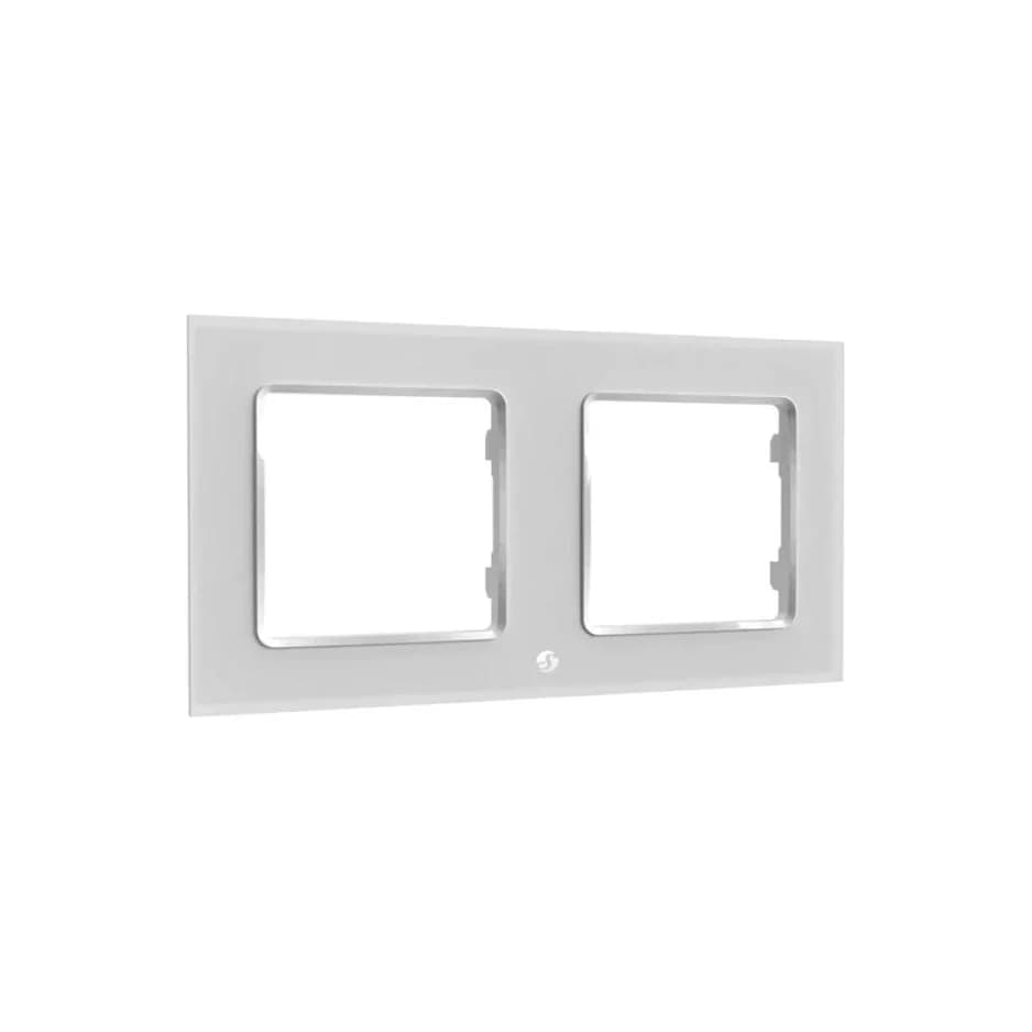 Shelly Espelho Duplo P/ Interruptores (branco) Wall Frame 2 - SHELLY-WF2WH