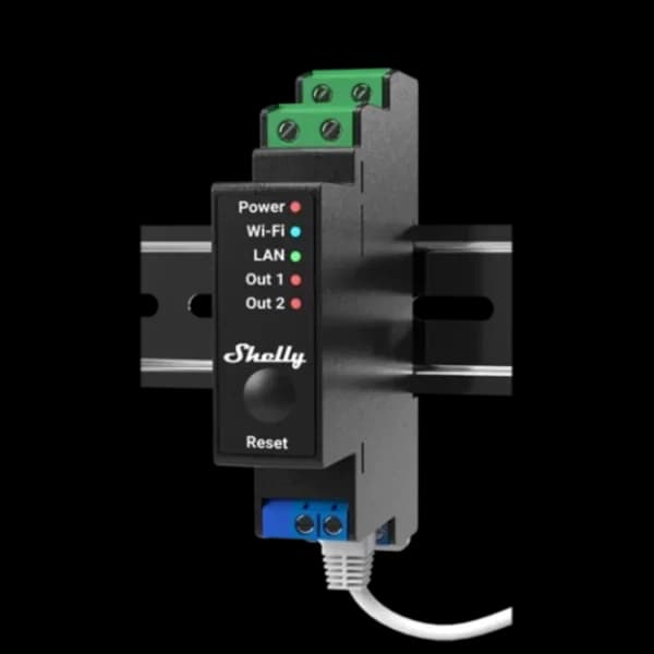 Shelly 2PM Pro - Módulo WiFi/BT/LAN - SH2PMPRO