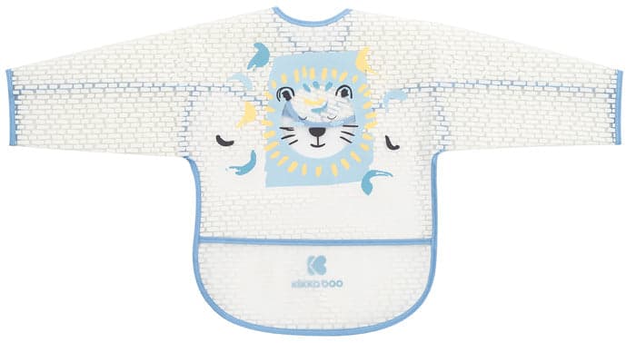 Babete com mangas compridas Kikka Boo Arty Azul