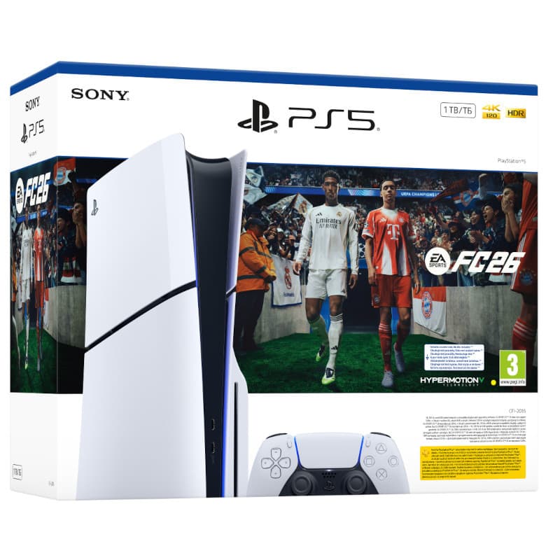 Sony PlayStation 5 Slim Standard Edition 1TB SSD + EA Sports FC 26