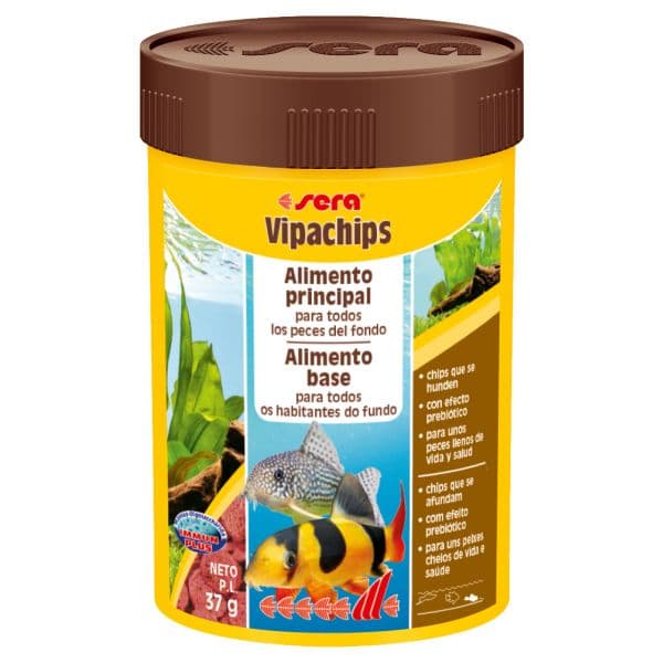 Sera Alimento Peixe Vipachips 100ml 37g