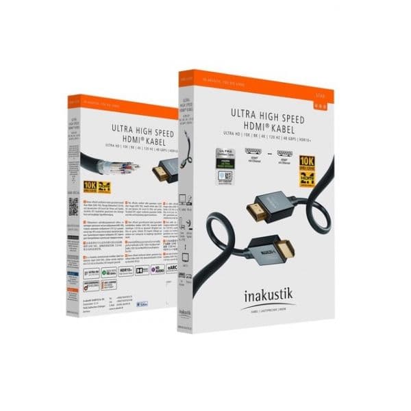 Inakustik Cabo High Speed HDMI 2.1 Com Ethernet 8K 2m