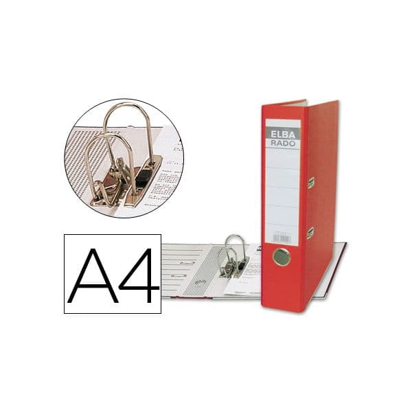 Elba Pasta Arquivo Cartão A4 L75 Red - 100022630/1049703
