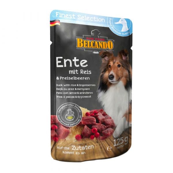 Ração Húmida Belcando Finest Selection Pato 125g