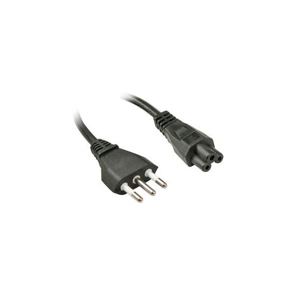 Lindy - 2m, CEI23-16-VII - IEC 320 C5 Negro C5 acoplador - 30408