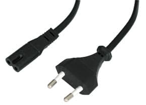 Lindy - 30423 cable de transmisión Negro 5 m CEE7/16 C7 acoplador - 30423