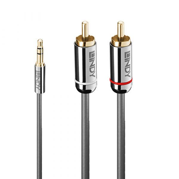 Lindy Cabo Áudio Fono 3,5 mm Cromo 5m