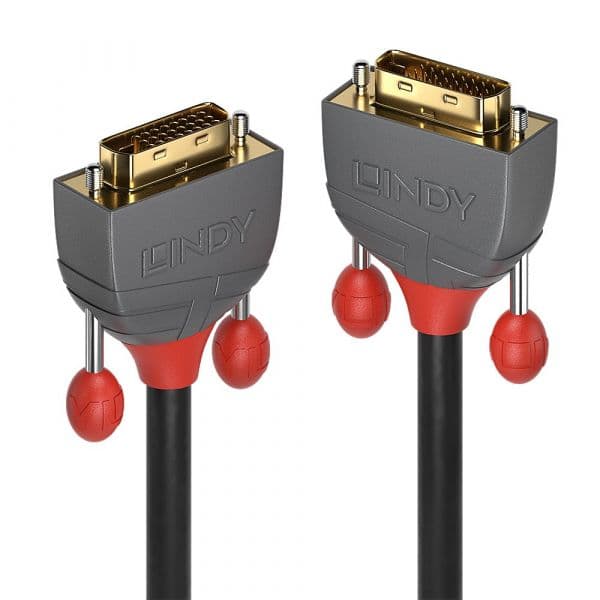 Lindy Cabo DVI-D Dual Anthra Line 7.50m - 36225