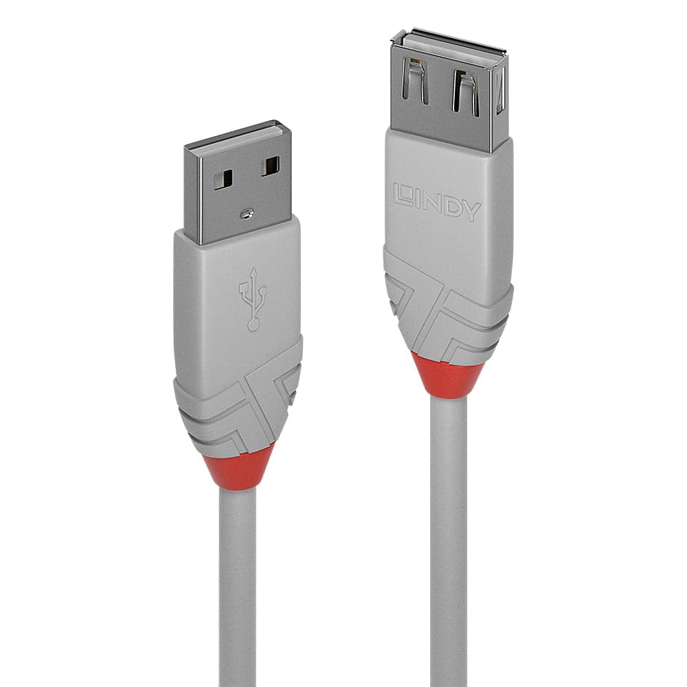 Lindy - 36712 cable USB 1 m USB 2.0 USB A Gris - 36712