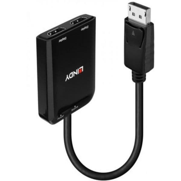 Lindy Adaptador 38433 DisplayPort Macho para 2 x HDMI Femea Direito