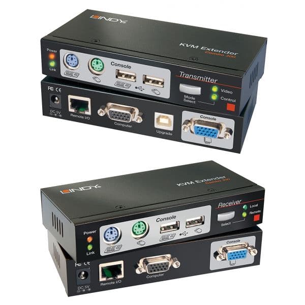 Lindy Cat5 Kvm Extender Combo 300 PS/2 USB & VGA - 39378
