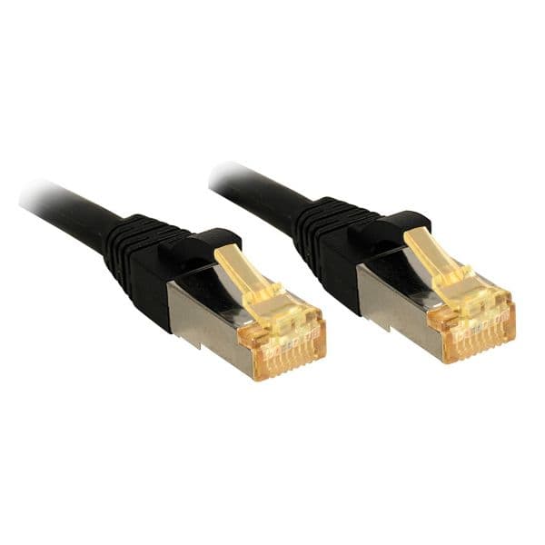 Lindy - 47310 cable de red Negro 3 m Cat7 S/FTP (S-STP) - 47310