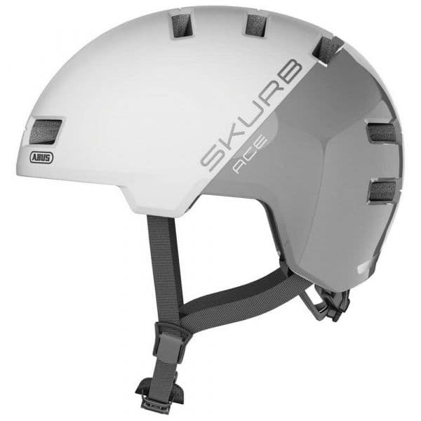 Abus Skurb Ace Urban Helmet Branco,Prateado M