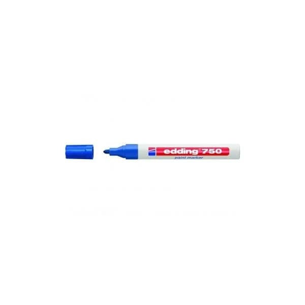 Edding 750 Marcadores Permanentes Azul Escuro 2-4mm