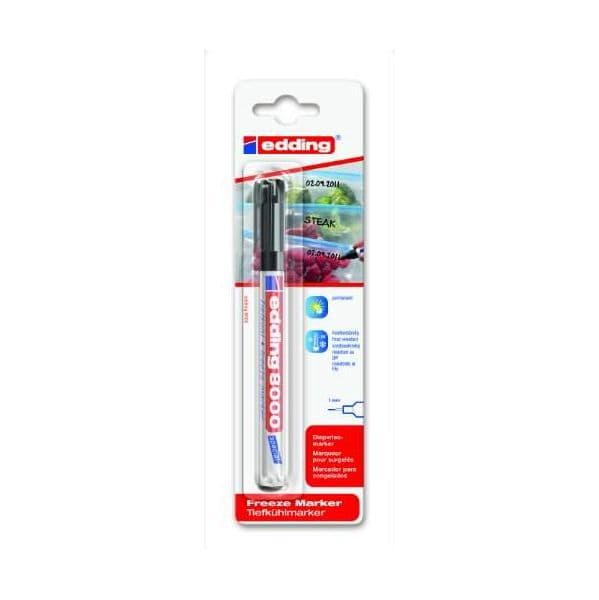 Edding Marcador para Congelados 8000 1mm Preto