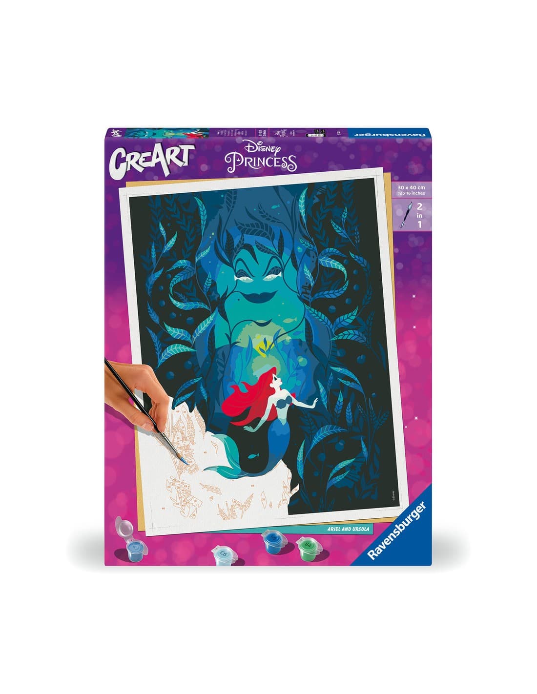CreArt - Arielle e Ursula - Paint by numbers