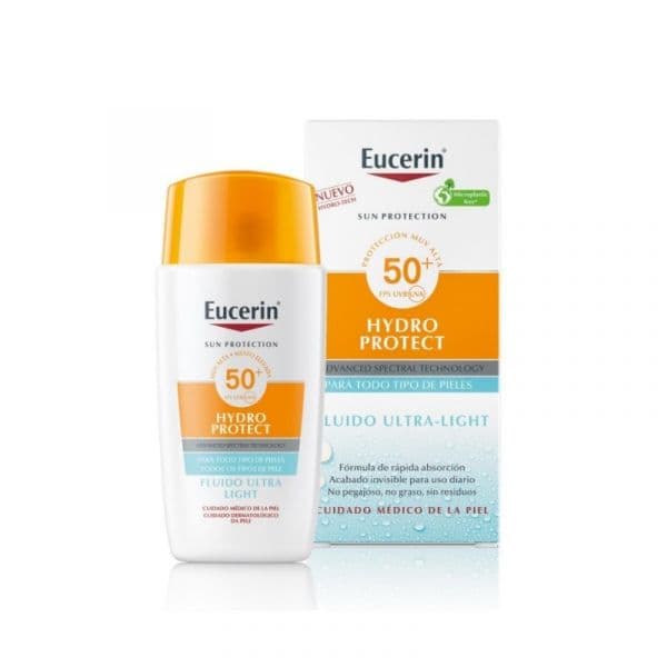 Protetor Solar Eucerin Hydro Protect Fluído Ultra Light SPF50+ 50ml