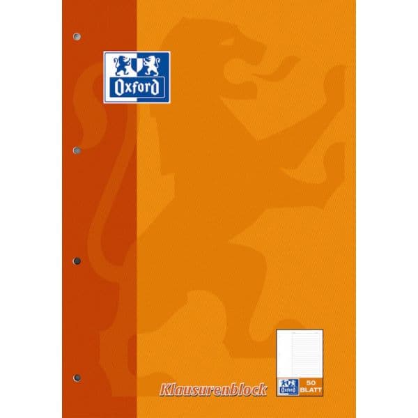 Oxford Caderno Pautado A4 Laranja