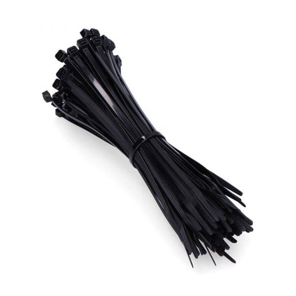Fischer Abraçadeira Nylon UBN Resistente UV 3.6x200mm Preta 100 Unidades