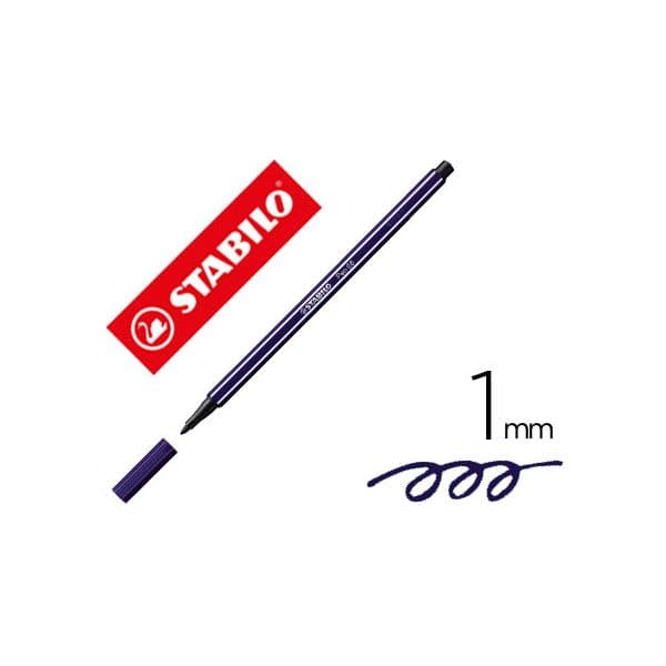 Stabilo Marcador Aguarelavel Pen 68 Azul Prusia 1 mm - OFF150776CE
