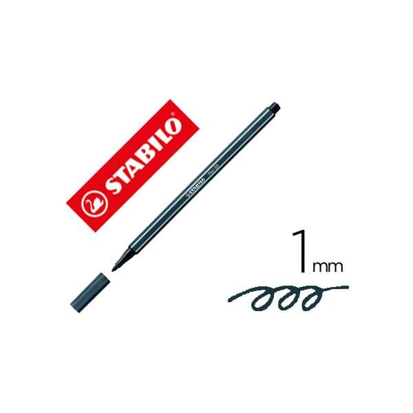 Stabilo Marcador Aguarelavel Pen 68 Cinza Azulado Intenso 1 mm - OFF150784CE