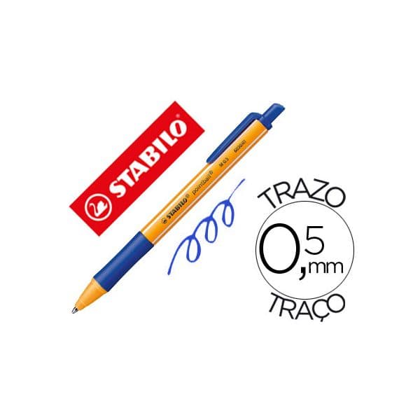 Stabilo Caneta Roller Visco 0.5mm Azul - 1099/41