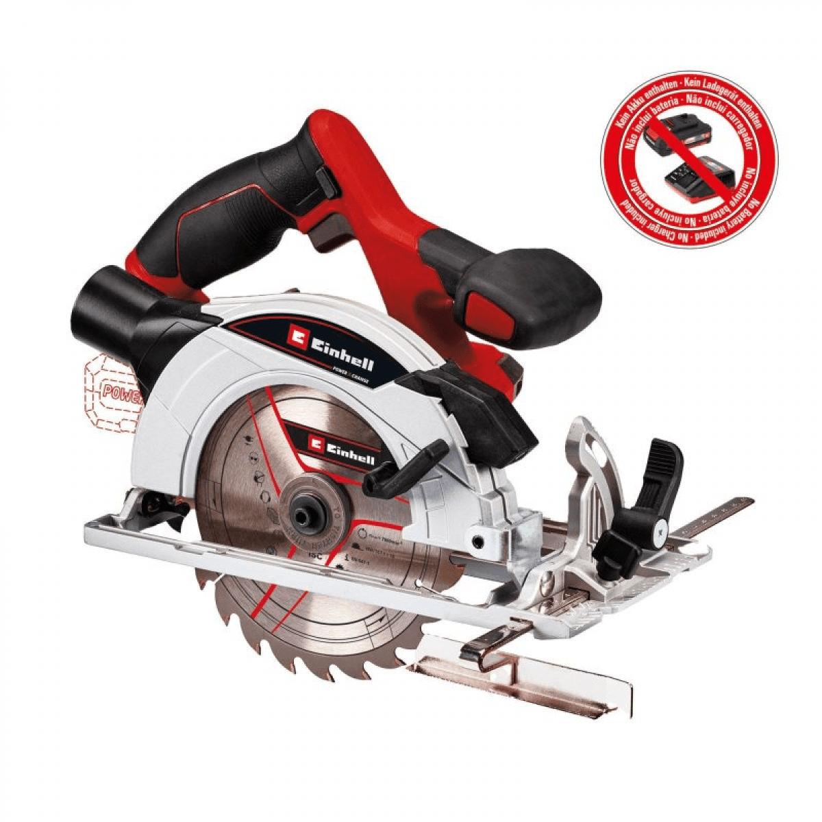 Einhell Serra Circular s/Fios TE-CS 18/165-1 Li Vermelho/Preto