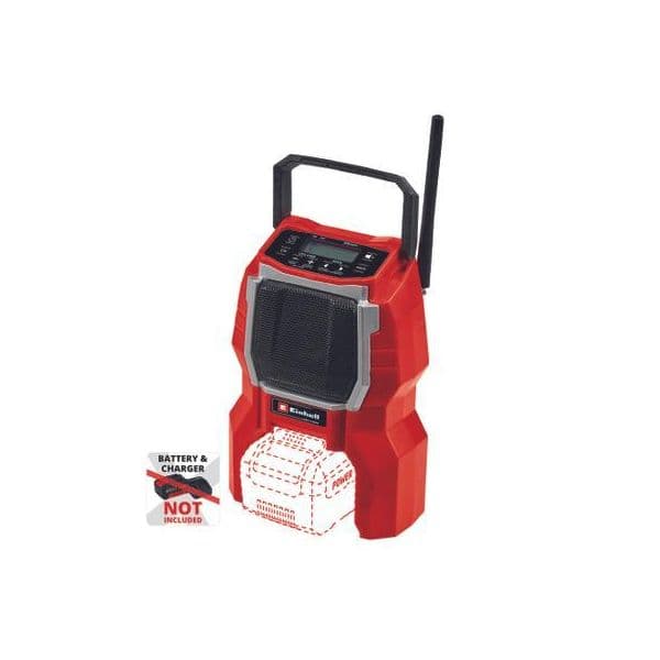 Einhell Rádio TC-RA 18 Li BT - Solo Bluetooth Vermelho