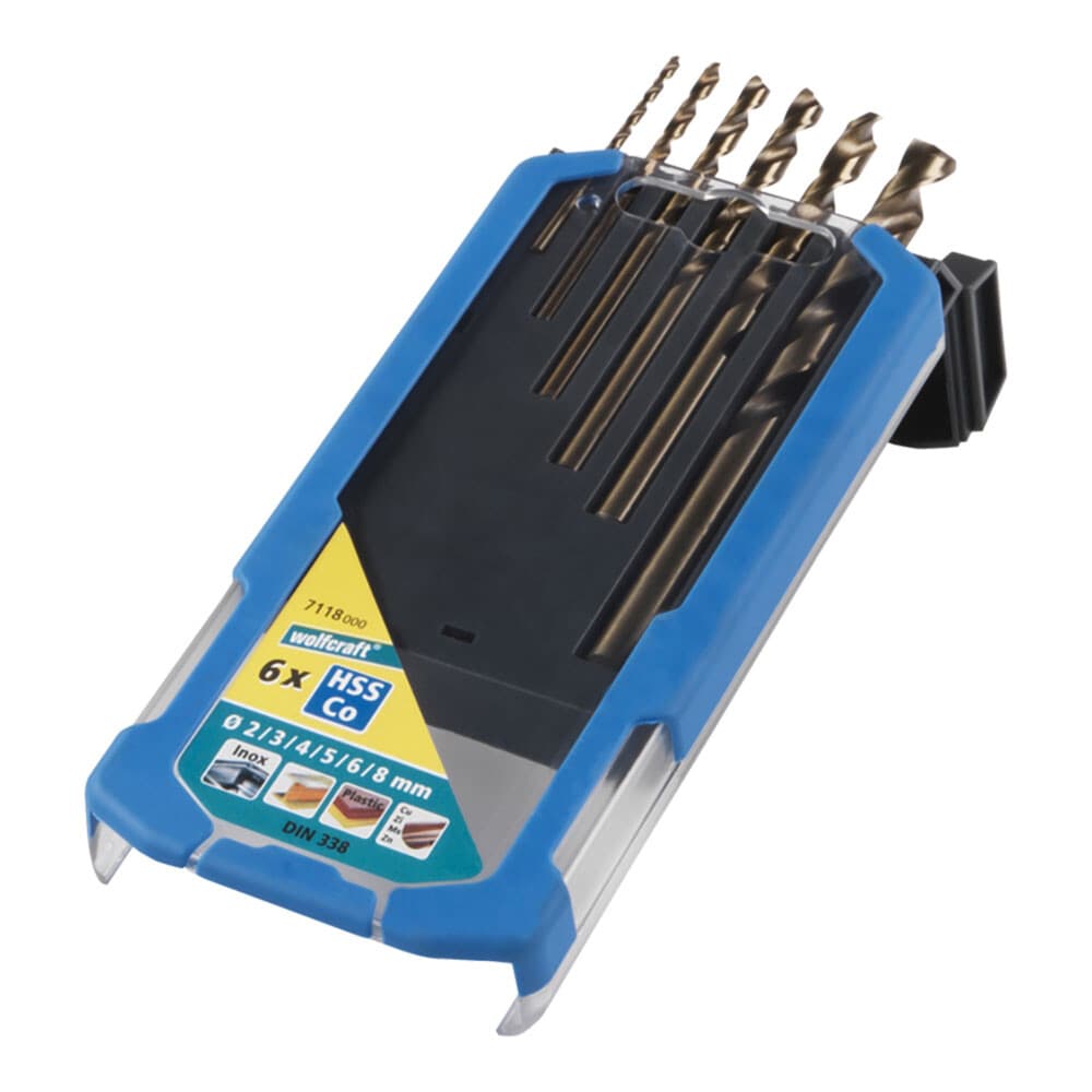 Wolfcraft Conjunto Brocas Hss Hss 28Mm 6Un 28 mm - 0149522