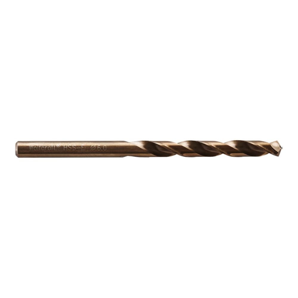 Broca de cobalto hss retificada, ø6 x 93 mm