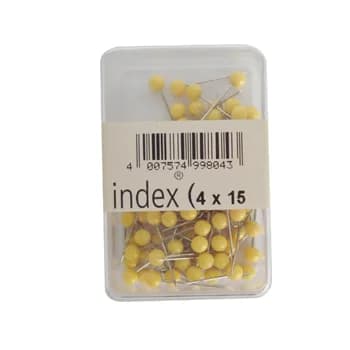 Sinalizadores Redondos Amarelo 4/15 100 Un.