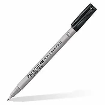 Staedtler Marcador Nao Permanente Fino Lumocolor 0.6mm 316-9 Preto 10 un.