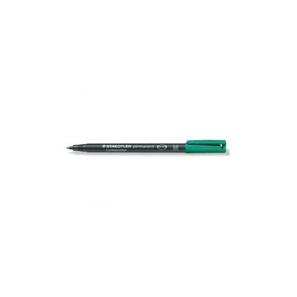 Staedtler Marcador Permanente Lumocolor 317-5 Médio 1mm Verde