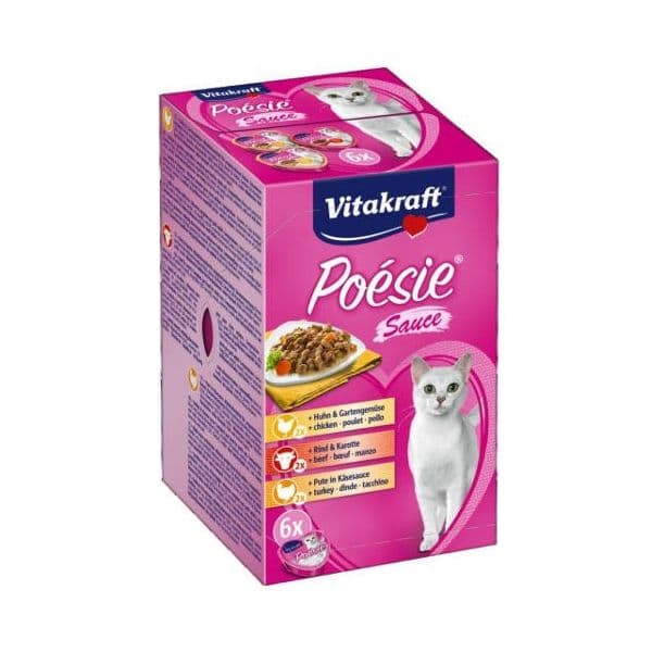Ração Húmida Vitakraft Poésie Terrinas Molho 6x 85g