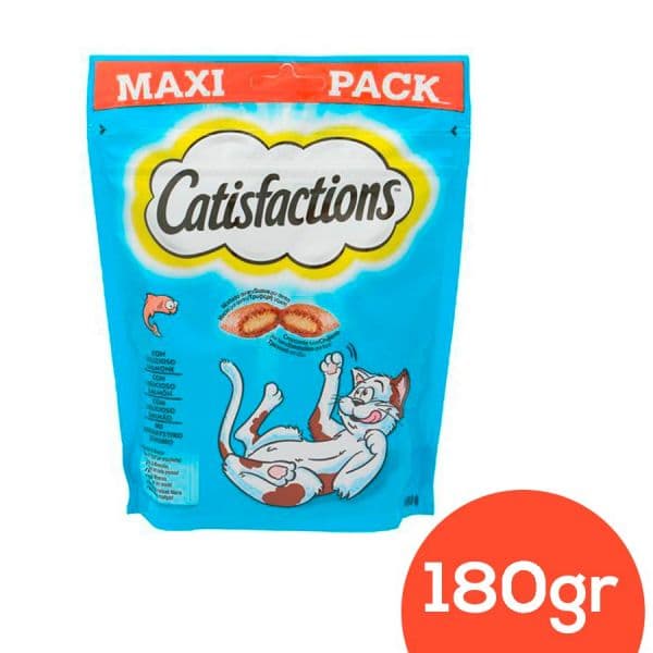 Catisfaction Snack Salmão Maxi Pack 180g