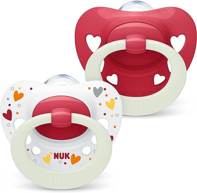 Nuk 2 Chupetas Signature Night Silicone 6-18m