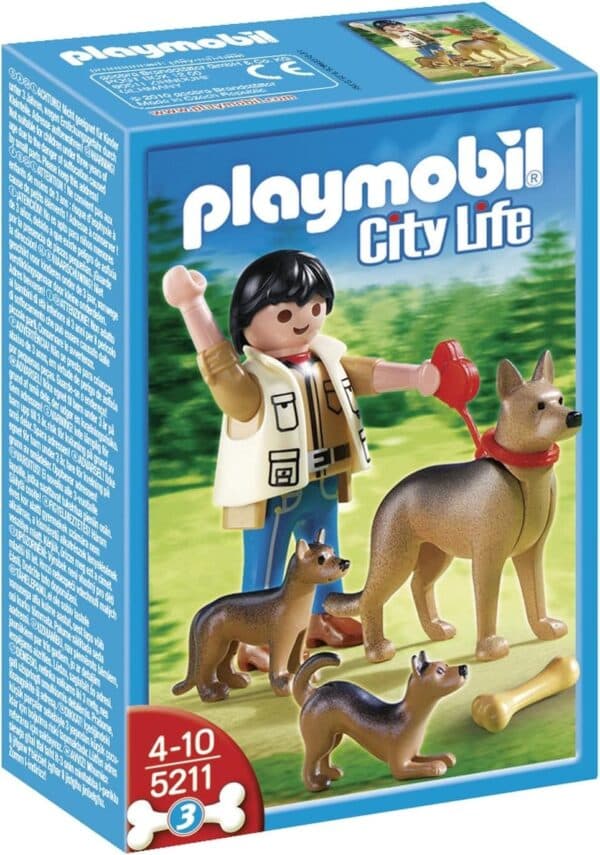 Playmobil Familia de Caes Pastor Alemao - 5211