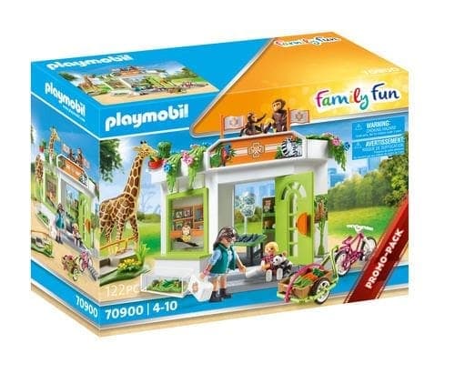 Playmobil Family Fun Veterinária no Zoo - 70900