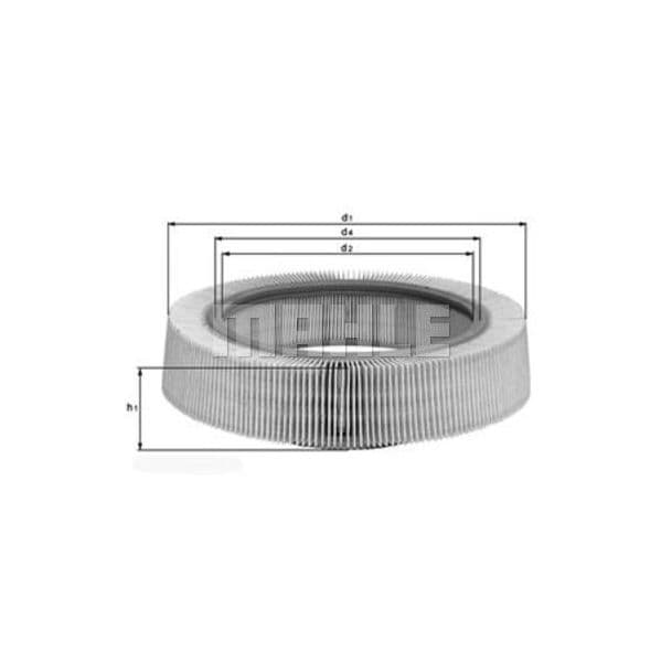 Mahle Filters Filtro de Ar - LX58