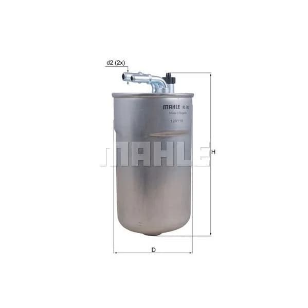 Mahle Filters Filtro de Combustível - KL792