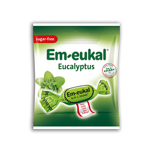 Em-Eukal Rebucados Eucalipto Mentol S/Acucar 50g