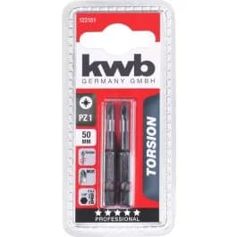 BITS DE TORÇÃO KWB, 50 MM m PZ3