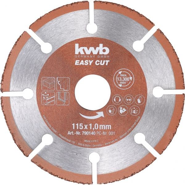 Kwb Disco Corte 115mm Easy Cut Hm Multi-material - 49790140